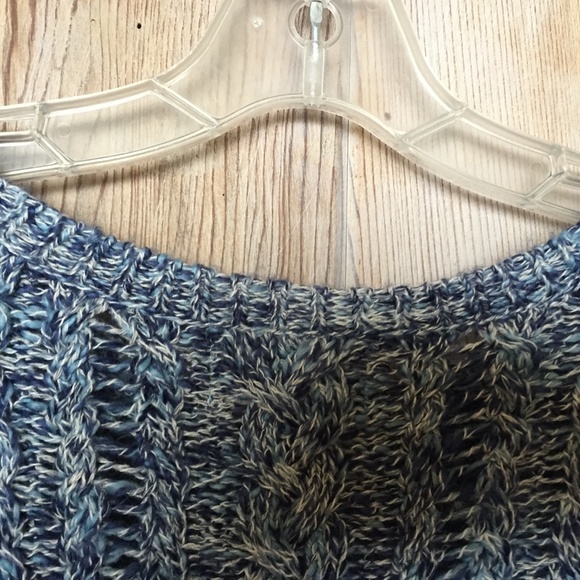 Denim & Supply Blue Marled Pullover Sweater M - Picture 6 of 8